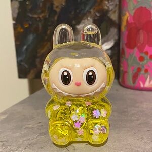 Labubu Yellow Sparkle Snowglobe